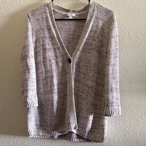 3/4 sleeve mixed pastel cardigan